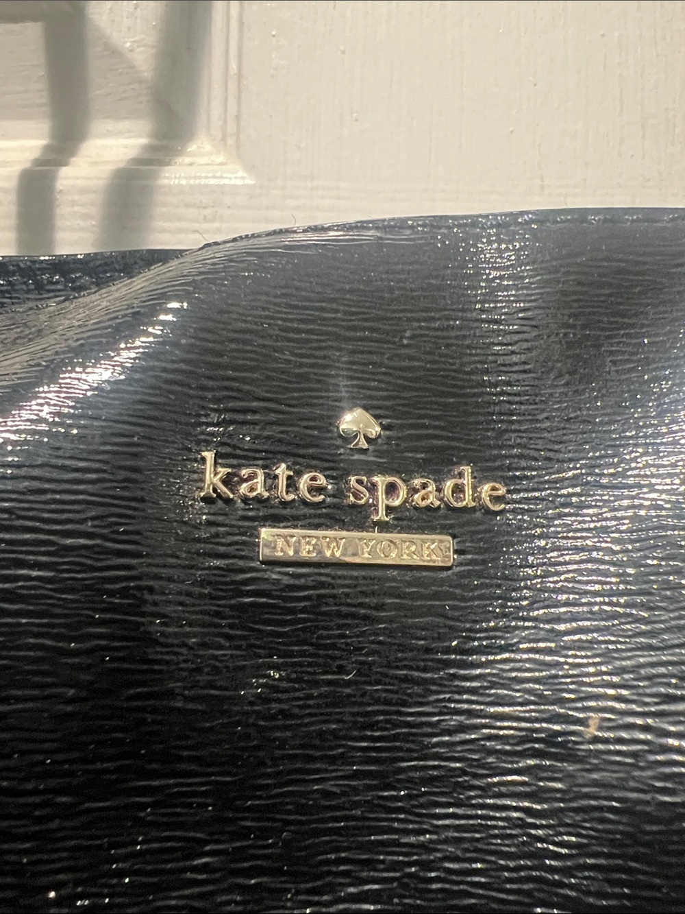 kate spade Black Patent Leather Tote with Top Handles - Picture 2 of 12
